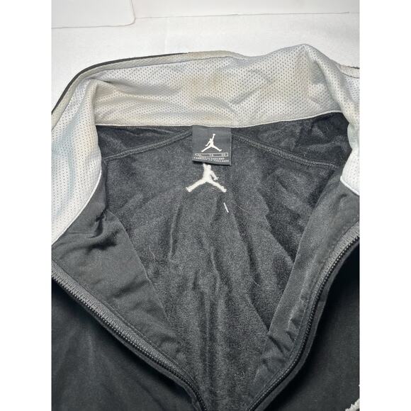 Nike Air Jordan Jacket Mens XL Black Track Nike Dri-Fit Full-Zip Jumpman - Picture 8 of 16